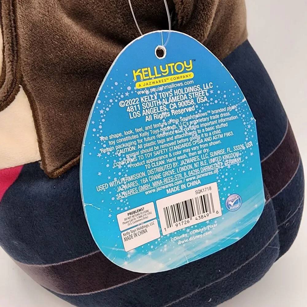 Disney Squishmallows The Incredibles Edna Mode Plush 12